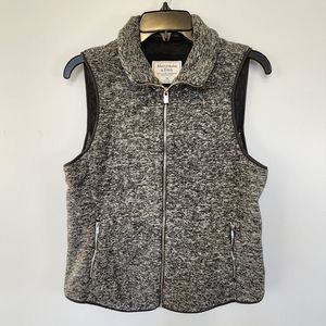 Abercrombie & Fitch Fleece Quilted Vest